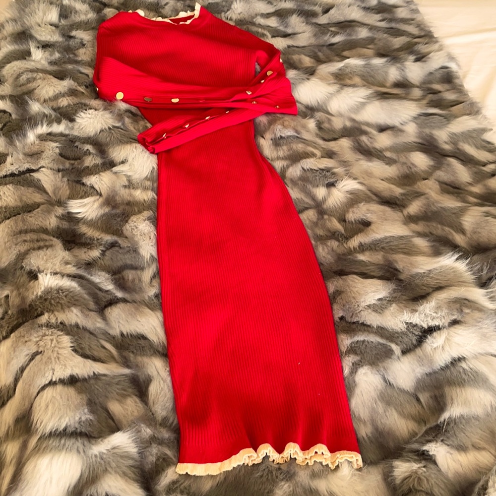 Red dress